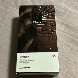 IGK PERMANENT HAIR COLOR KIT- HOT CHESTNUT
